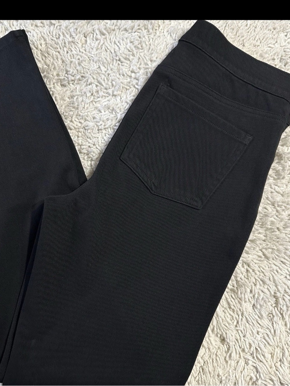 SPANX Black Straight-Leg Ponte Pants size medium